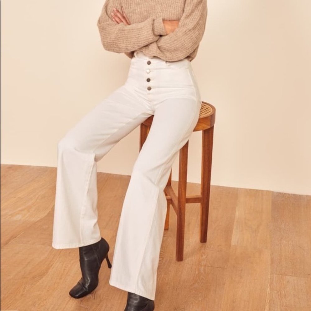 Reformation Olive Jean Vintage High-Rise Wide Leg